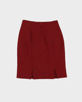 Red And Black Houndstooth  2 Piece Suit - S