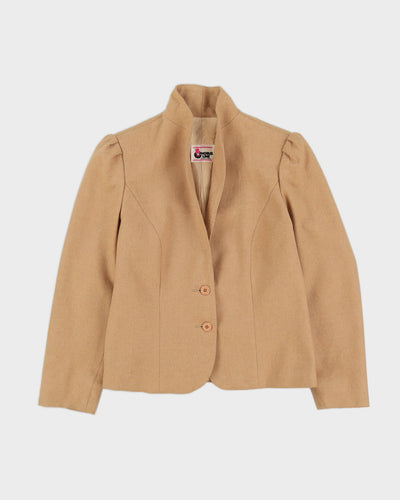 1980s Beige 2 Piece Suit - M
