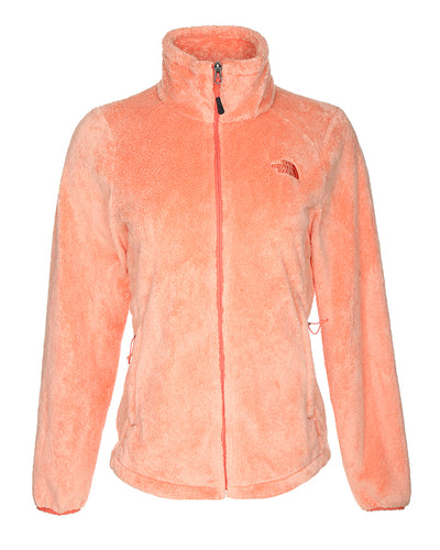 North Face bright orange fleece sweatshirt - M
