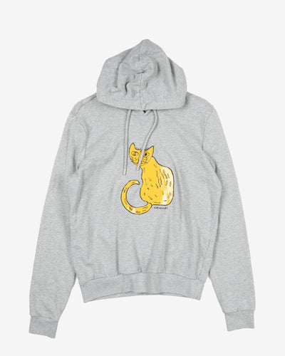 Vintage Dsquared2 cat graphic hoodie - M