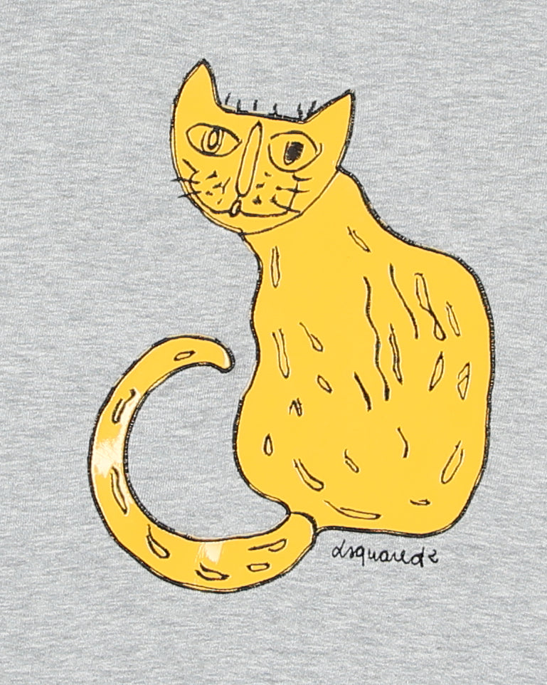 Vintage Dsquared2 cat graphic hoodie - M