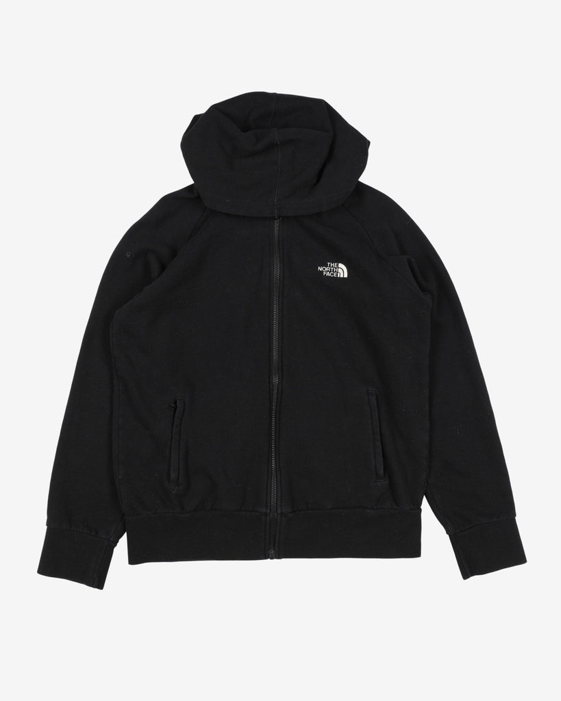 embroidered logo hoodie m