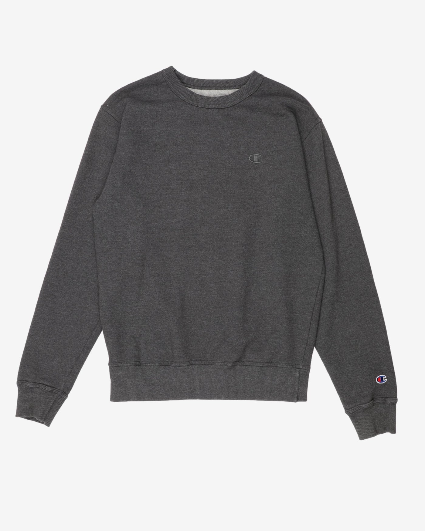 Champion Grey Plain Sweatshirt - L