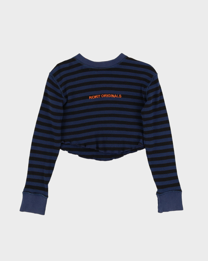 Rokit Originals Cropped Waffle Tee - M