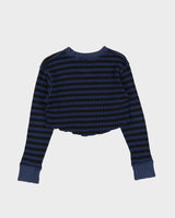 Rokit Originals Cropped Waffle Tee - M