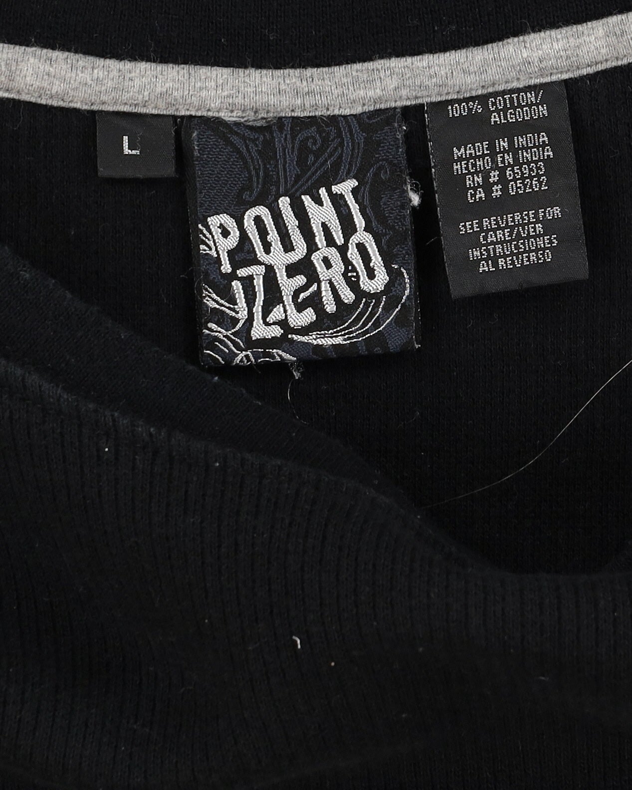 Rokit Originals Point Zero Cropped Waffle Tee - XL