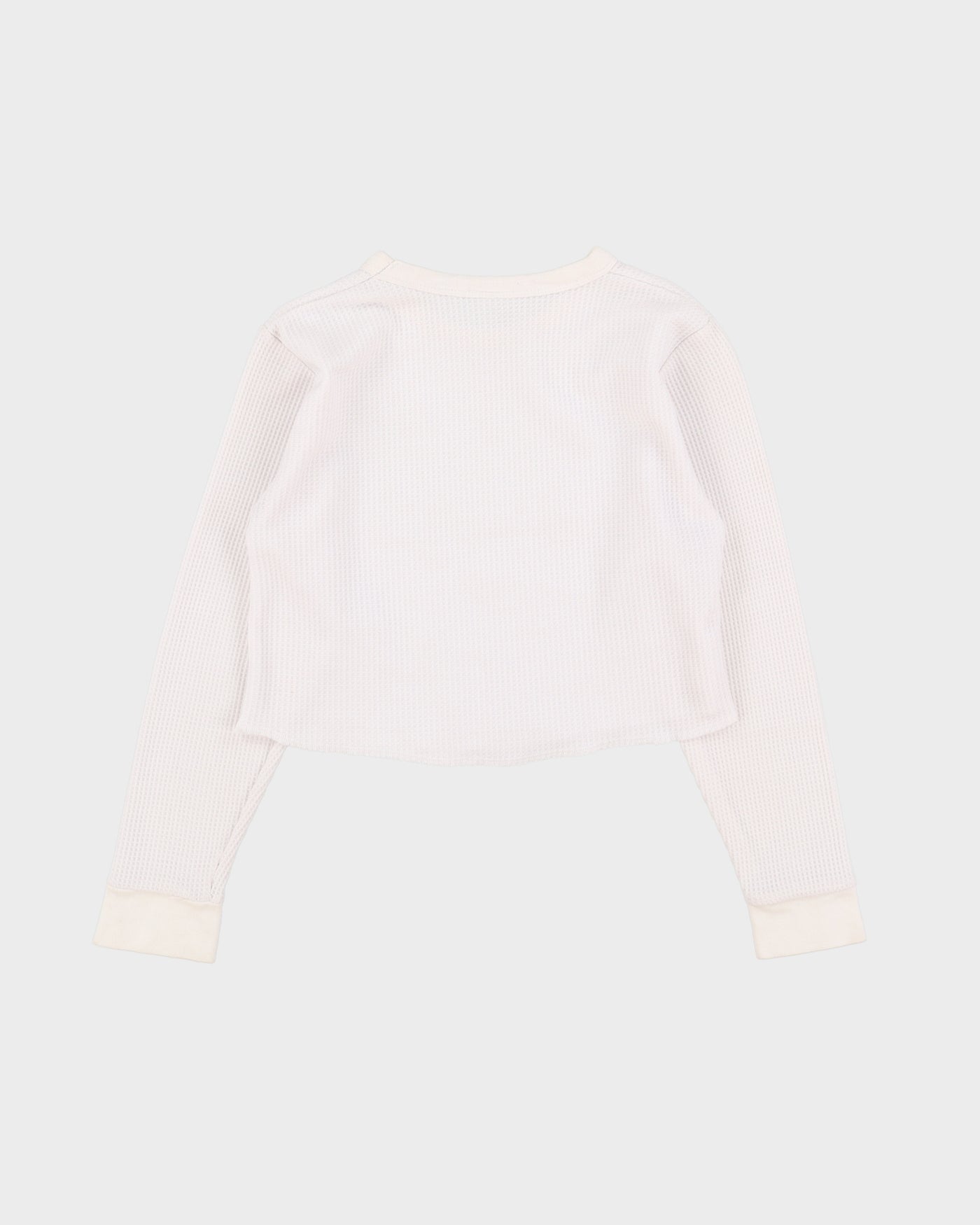 Rokit Originals Cropped Waffle Top - M