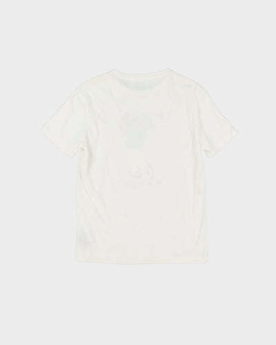 Polo Bear Ralph Lauren Golfing White Graphic T-Shirt - M