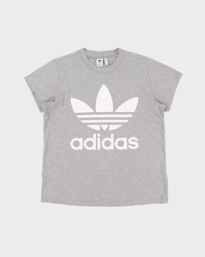 Adidas Oversized Grey Logo T-Shirt - M