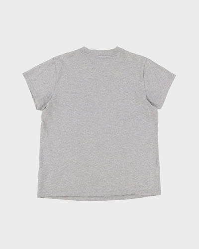 Adidas Oversized Grey Logo T-Shirt - M