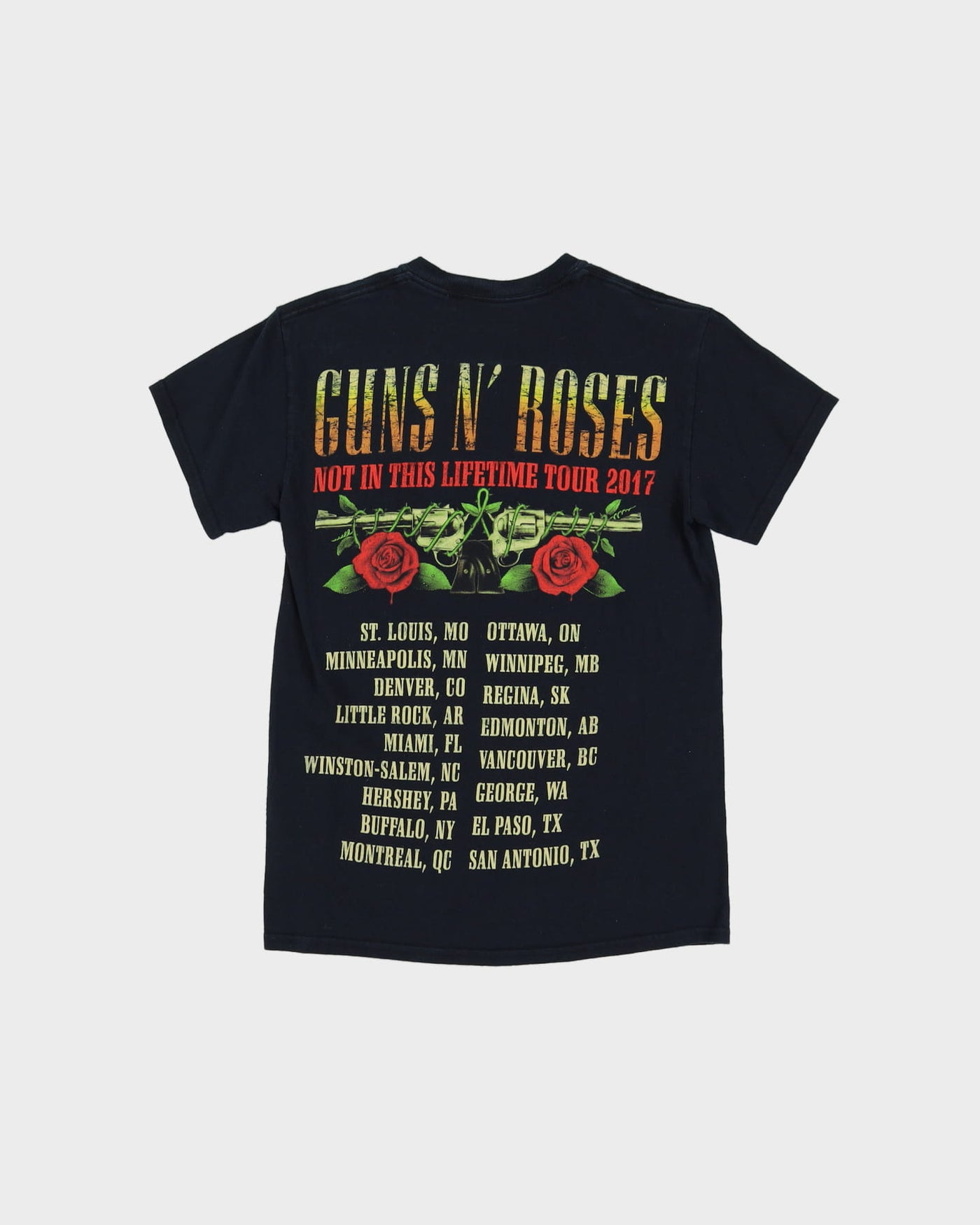Vintage Guns N' Roses Black Band T-Shirt - S / M