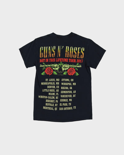 Vintage Guns N' Roses Black Band T-Shirt - S / M