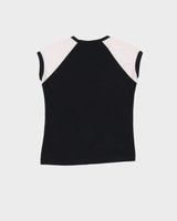 Vintage Early 90s Michael Jackson BAD Baby Fit Black / White Single Stitch Vest - XS / S