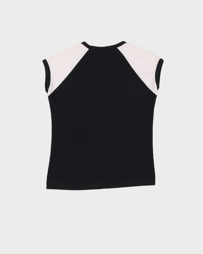 Vintage Early 90s Michael Jackson BAD Baby Fit Black / White Single Stitch Vest - XS / S