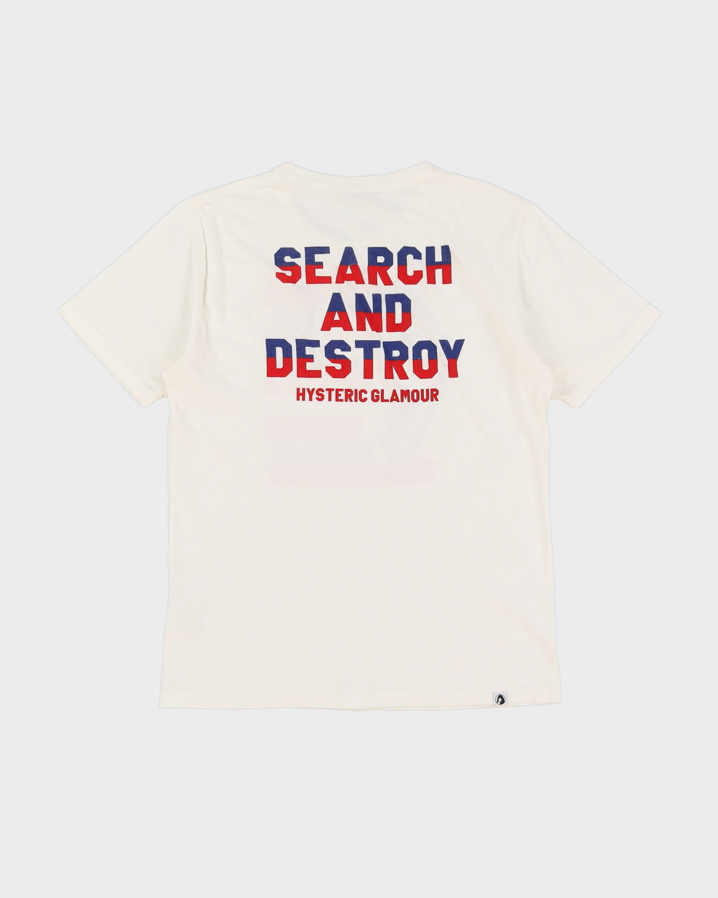 Hysteric Glamour 1969 Search And Destroy White T-Shirt - M