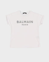 Balmain Y2K Style Baby Fit White T-Shirt - S