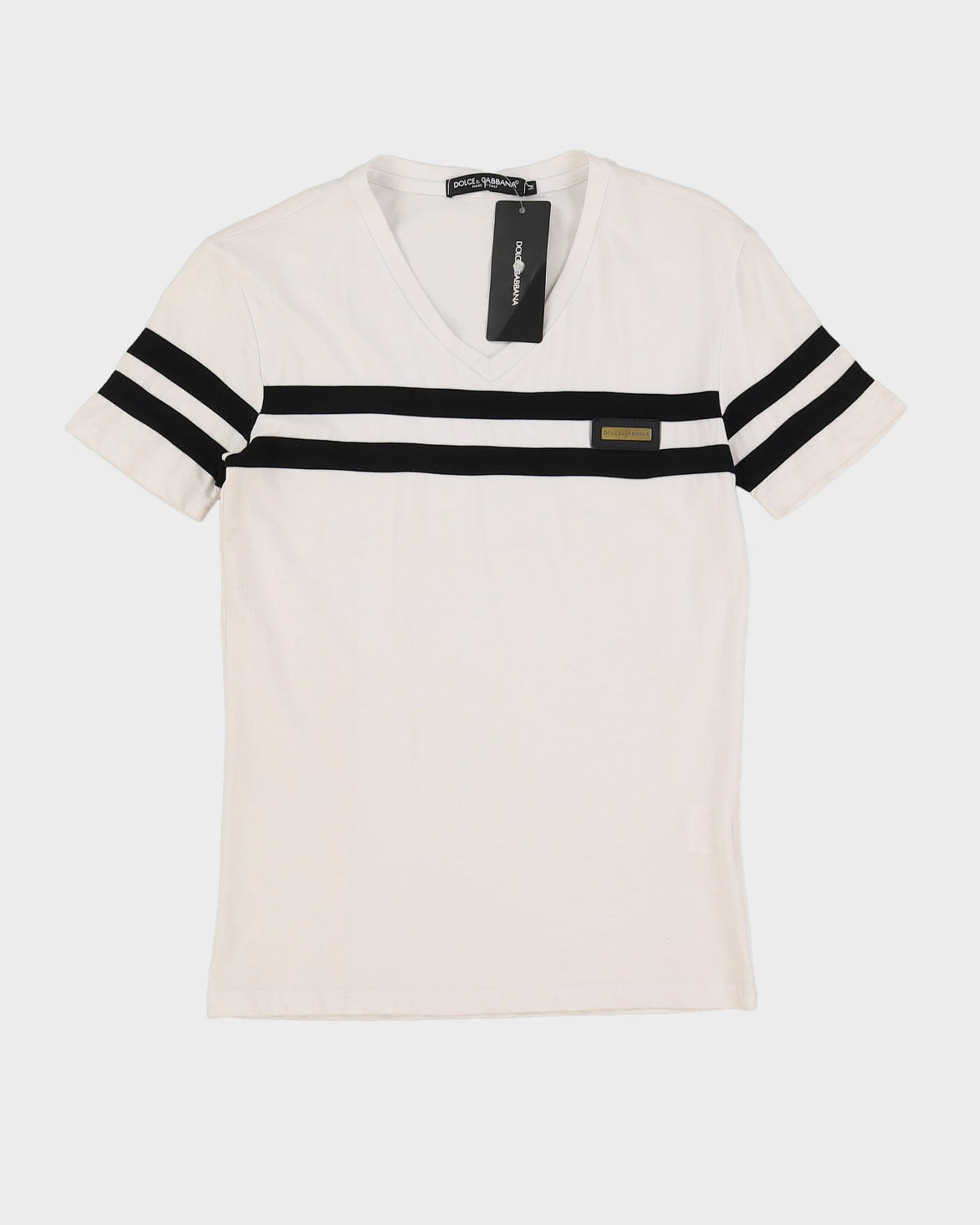 Deadstock With Tags Dolce & Gabbana White T-Shirt - M
