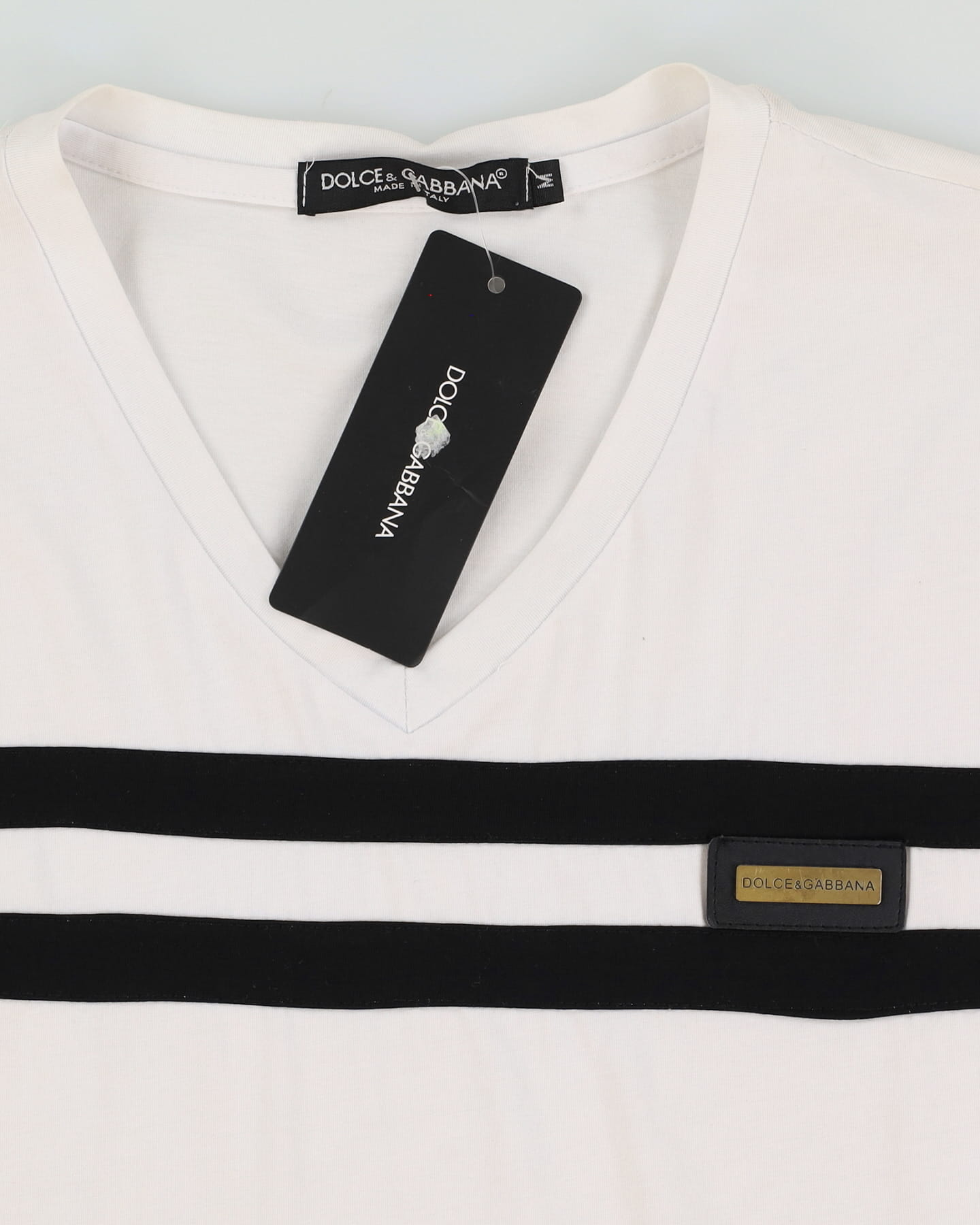 Deadstock With Tags Dolce &amp; Gabbana White T-Shirt - M