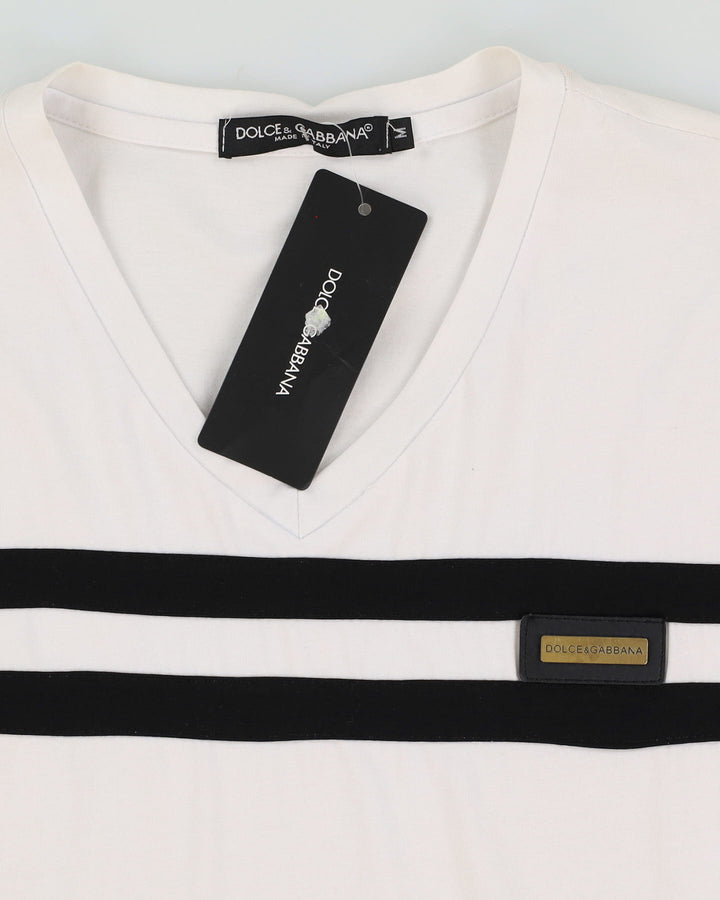 Deadstock With Tags Dolce & Gabbana White T-Shirt - M