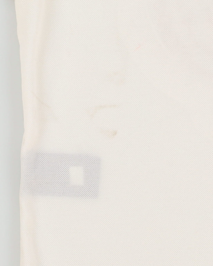 Kenzo Lion Logo White Polo Shirt - L