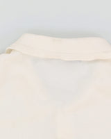 Kenzo Lion Logo White Polo Shirt - L