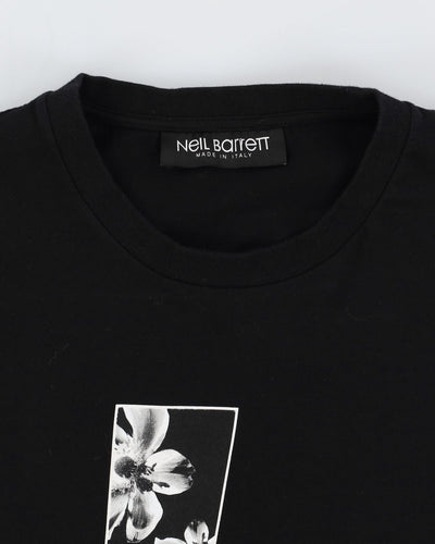 Neil Barrett Black Lightning Bolt T-Shirt - XL