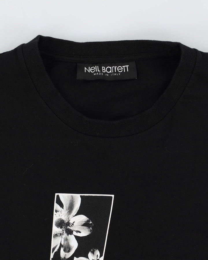 Neil Barrett Black Lightning Bolt T-Shirt - XL