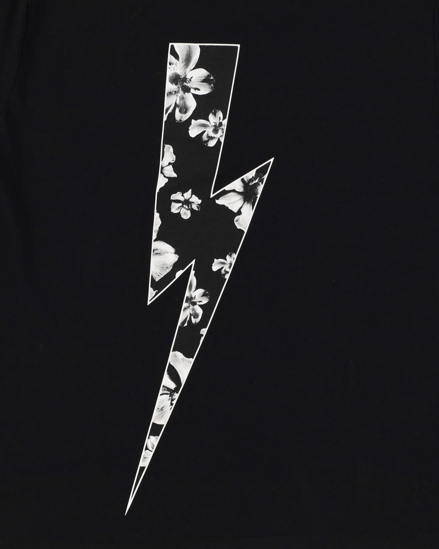 Neil Barrett Black Lightning Bolt T-Shirt - XL