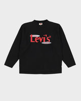 Vintage 90s Levi's Original Jeanswear Long Sleeve Black T-Shirt - M