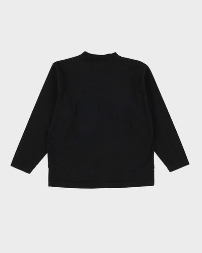 Vintage 90s Levi's Original Jeanswear Long Sleeve Black T-Shirt - M