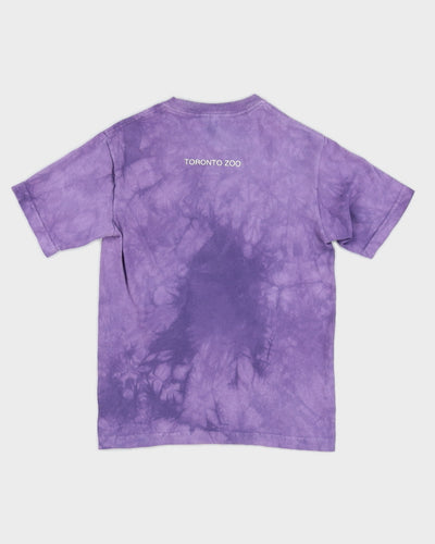 Y2K 00s The Mountain Purple Tiger Baby Tee - S/M