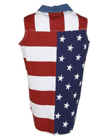 Denim Stars &amp; Stripes Americana Sleeveless Blouse - M