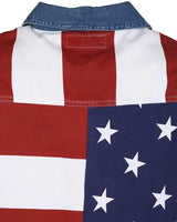 Denim Stars &amp; Stripes Americana Sleeveless Blouse - M