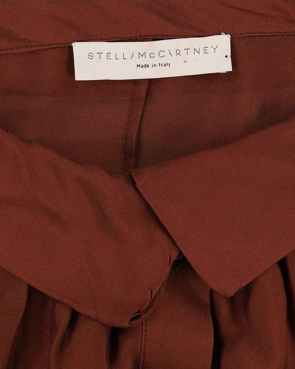 Stella McCartney Brown Silk Blouse - S / M