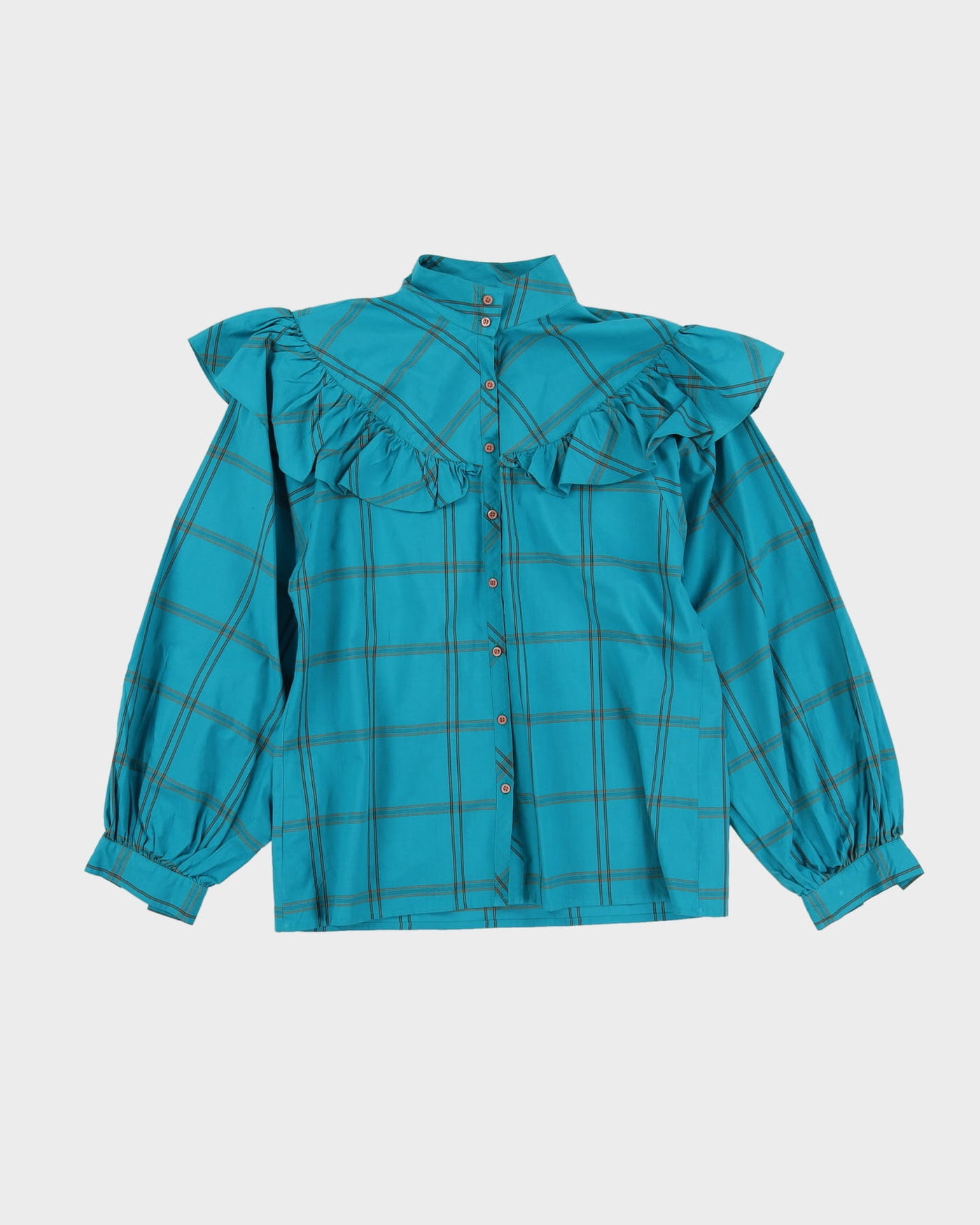 Oscar De La Renta 1980s Prairie Style Blouse - S