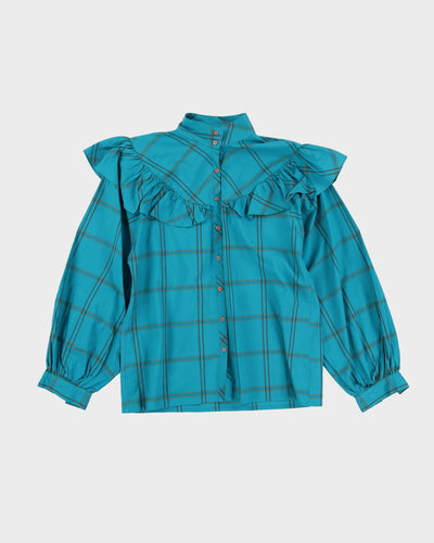 Oscar De La Renta 1980s Prairie Style Blouse - S
