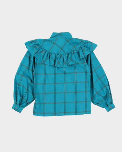 Oscar De La Renta 1980s Prairie Style Blouse - S