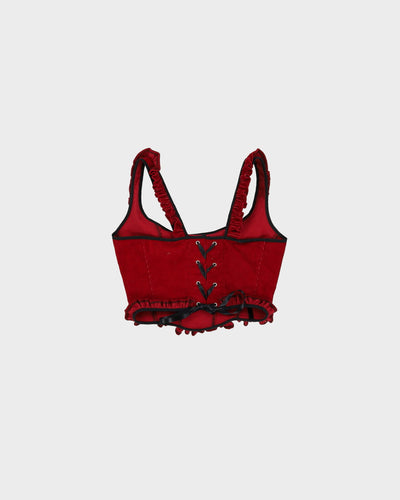 Rokit Originals Red Keva Corset - M