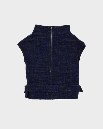 Marc By Marc Jacobs Blue Sleeveless Top - L