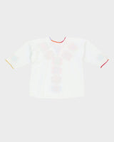 1990s Embroidered Peasant Blouse - M