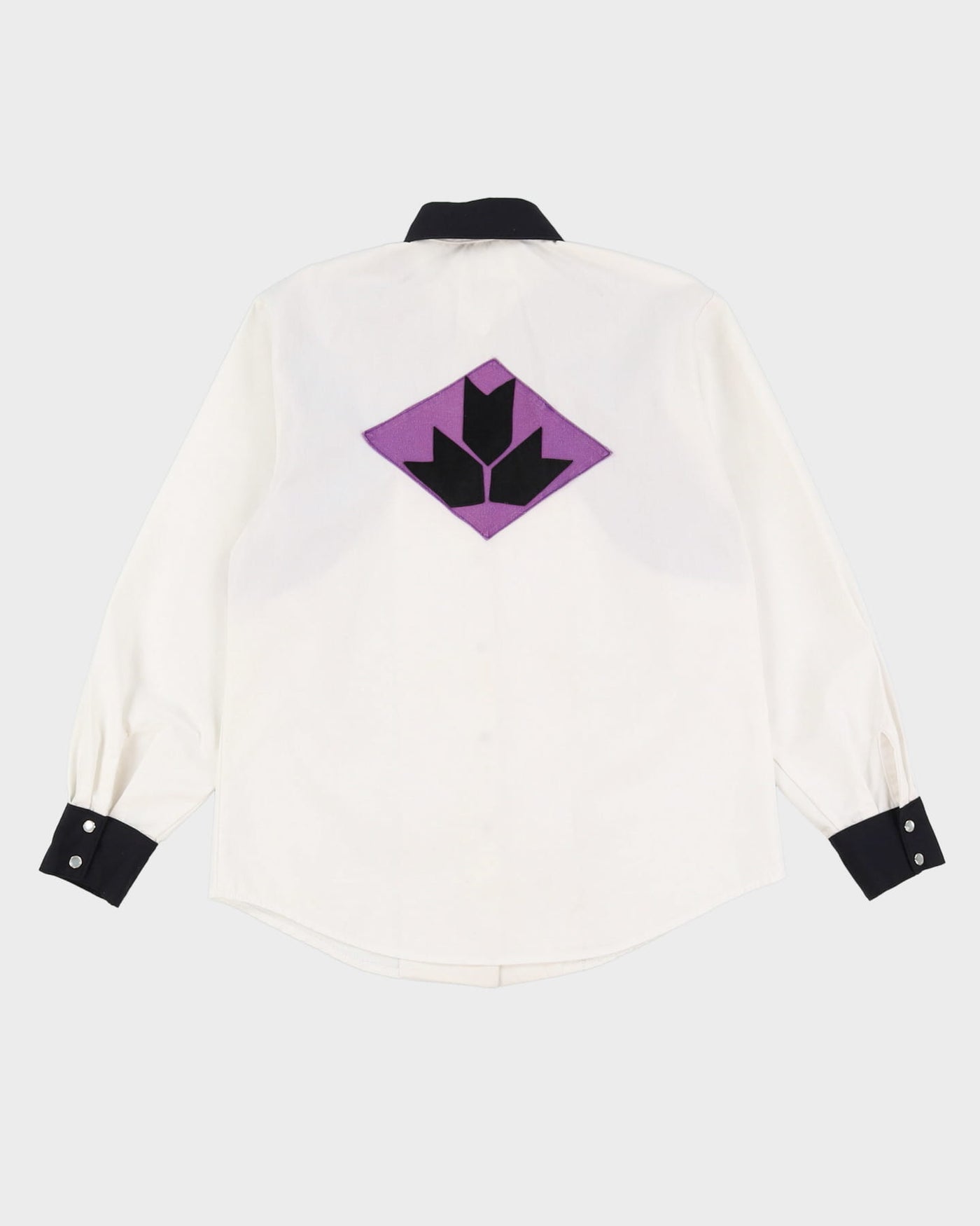 Vintage White Western Blouse - M