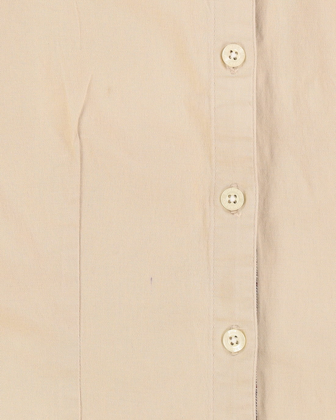 Burberry London Beige 3/4 Sleeve Blouse - S