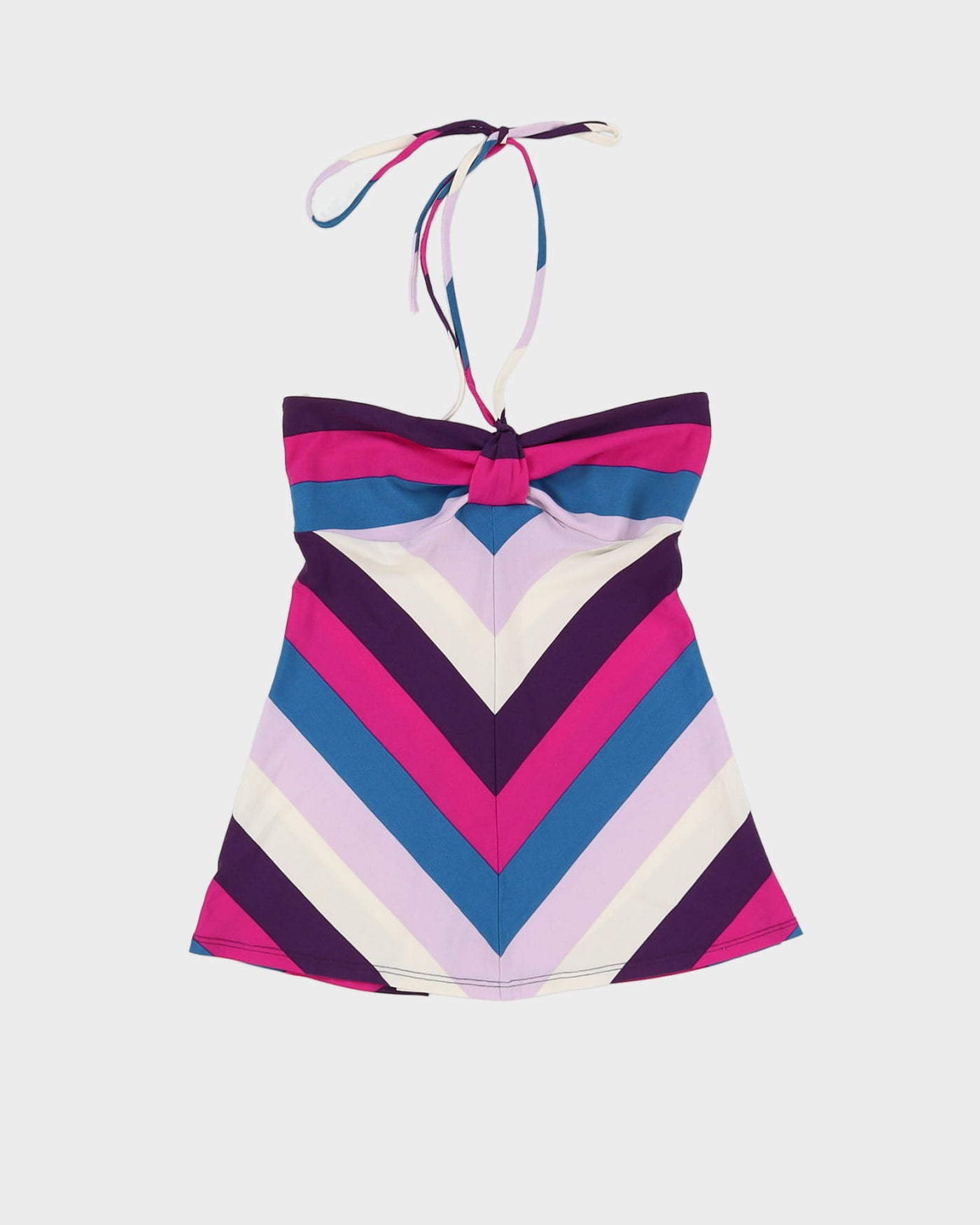 Y2K Guess Lilac Striped Tube Top - XS