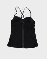 Guess Y2K Black Corset Bustier Top - XS