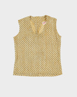 Vintage 1980s Gold Lurex Top - S
