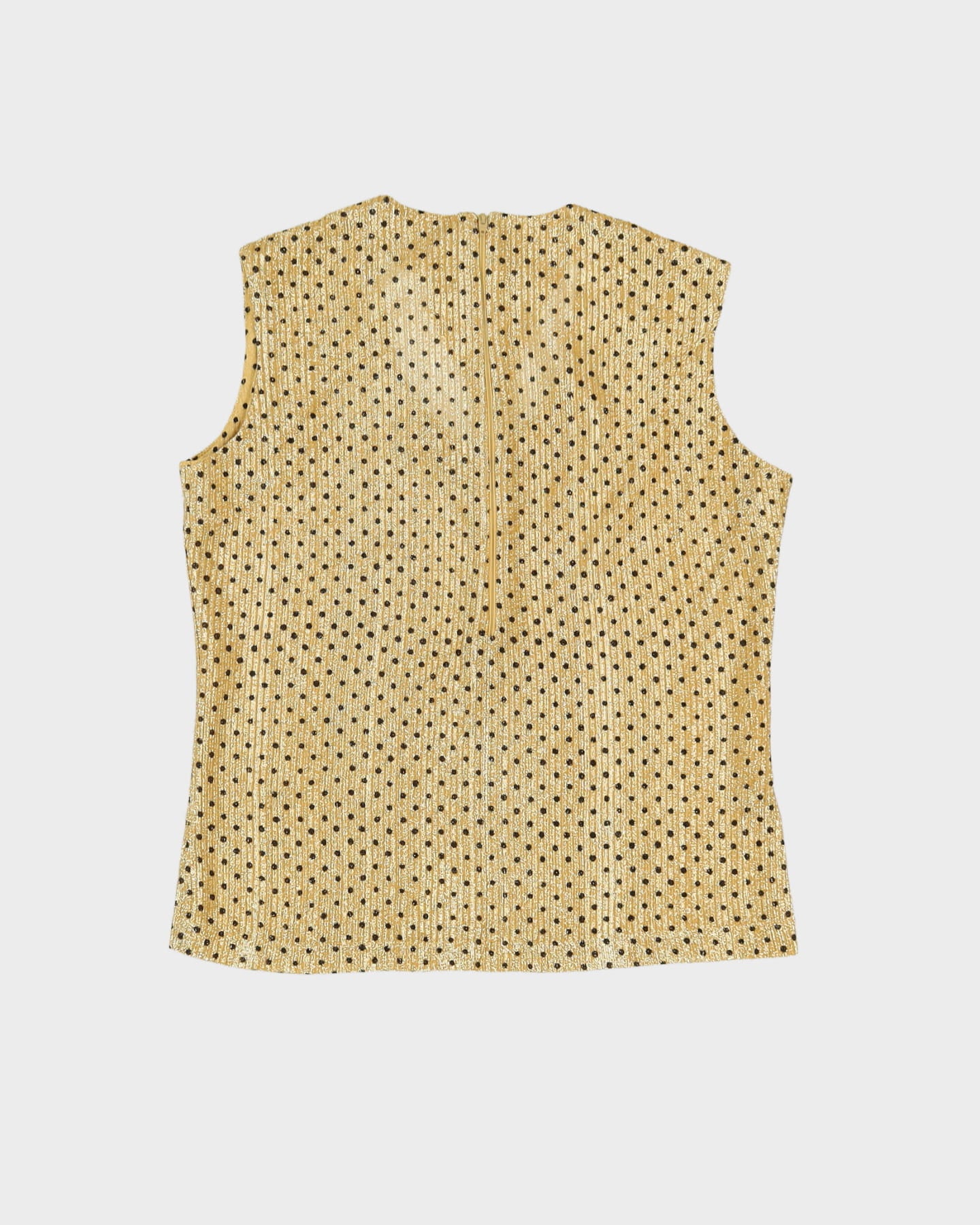 Vintage 1980s Gold Lurex Top - S