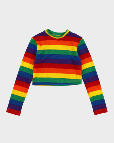 Rokit Originals Gabriela Rainbow Coloured Top - M