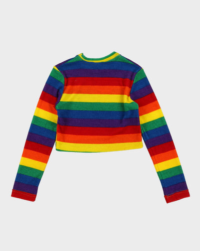 Rokit Originals Gabriela Rainbow Coloured Top - M