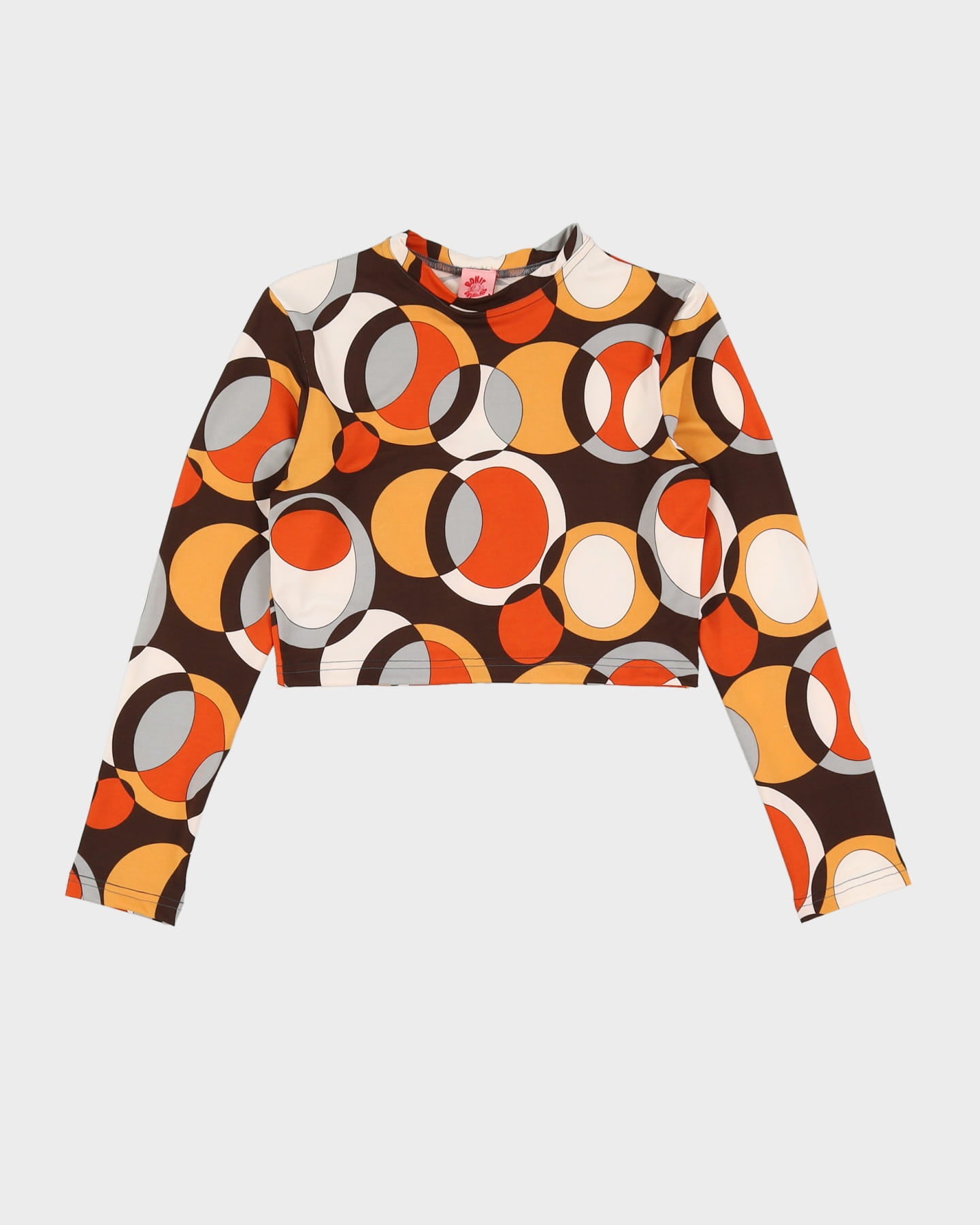 Rokit Originals Gabriela Brown / Orange Top - L