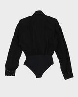 Suzy Creamcheese Black Sequinned Bodice - S